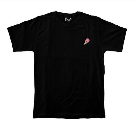 Playera negra Helado