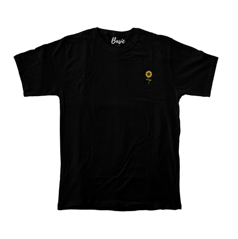 Playera negra Girasol